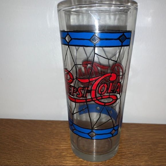 Pepsi Dining Vintage Pepsi Cola 97s Tiffany Style Glasses Tall